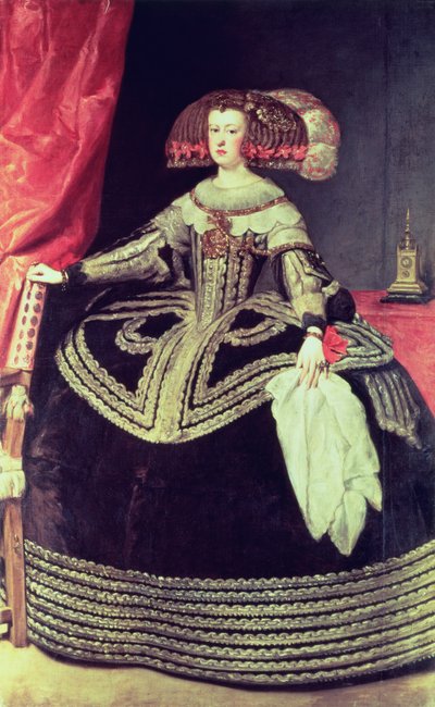 Königin Mariana von Österreich (1635-96) ca. 1653 von Diego Velázquez